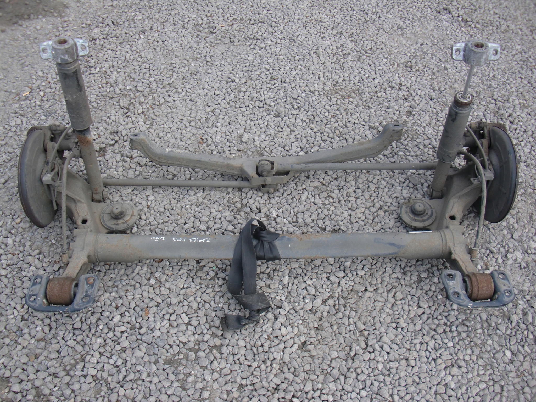 OPEL ZAFIRA C BELKA ZAWIESZENIA OŚ TYŁ TYLNA AMORTYZATORY STABILIZATOR
