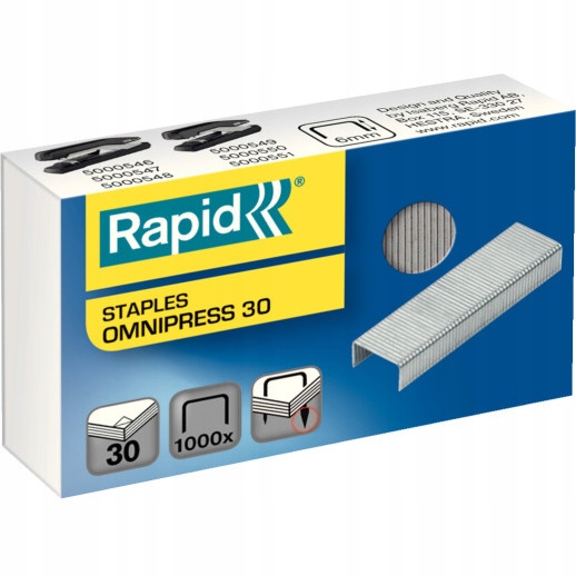 

Zszywki Rapid Omnipress 30k 1000 opak. 5000559