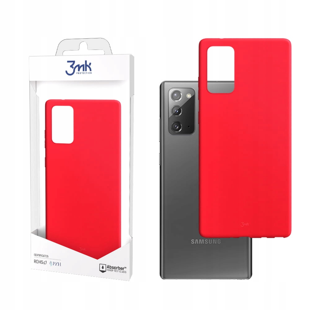 

Czerwone odporne etui do Galaxy Note 20 3mk Case