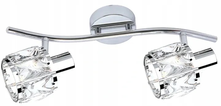 Stropní Svítidlo Křišťálová Stropní Svítidlo Lustr Chrom