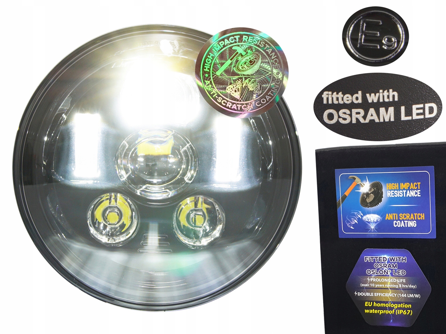 Led lampa 5,75" pre Harley Sportster Xr 750