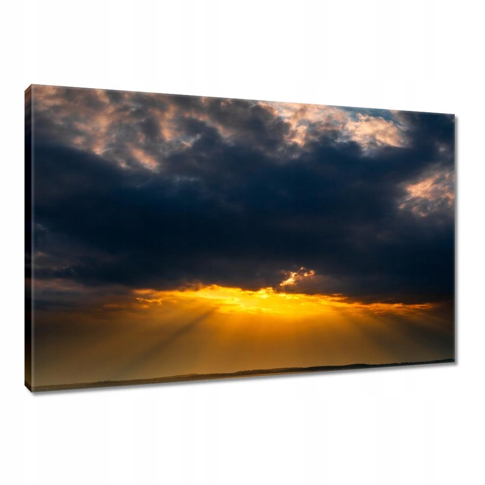 

Obrazy 60x40 Morze Chmury Słońca