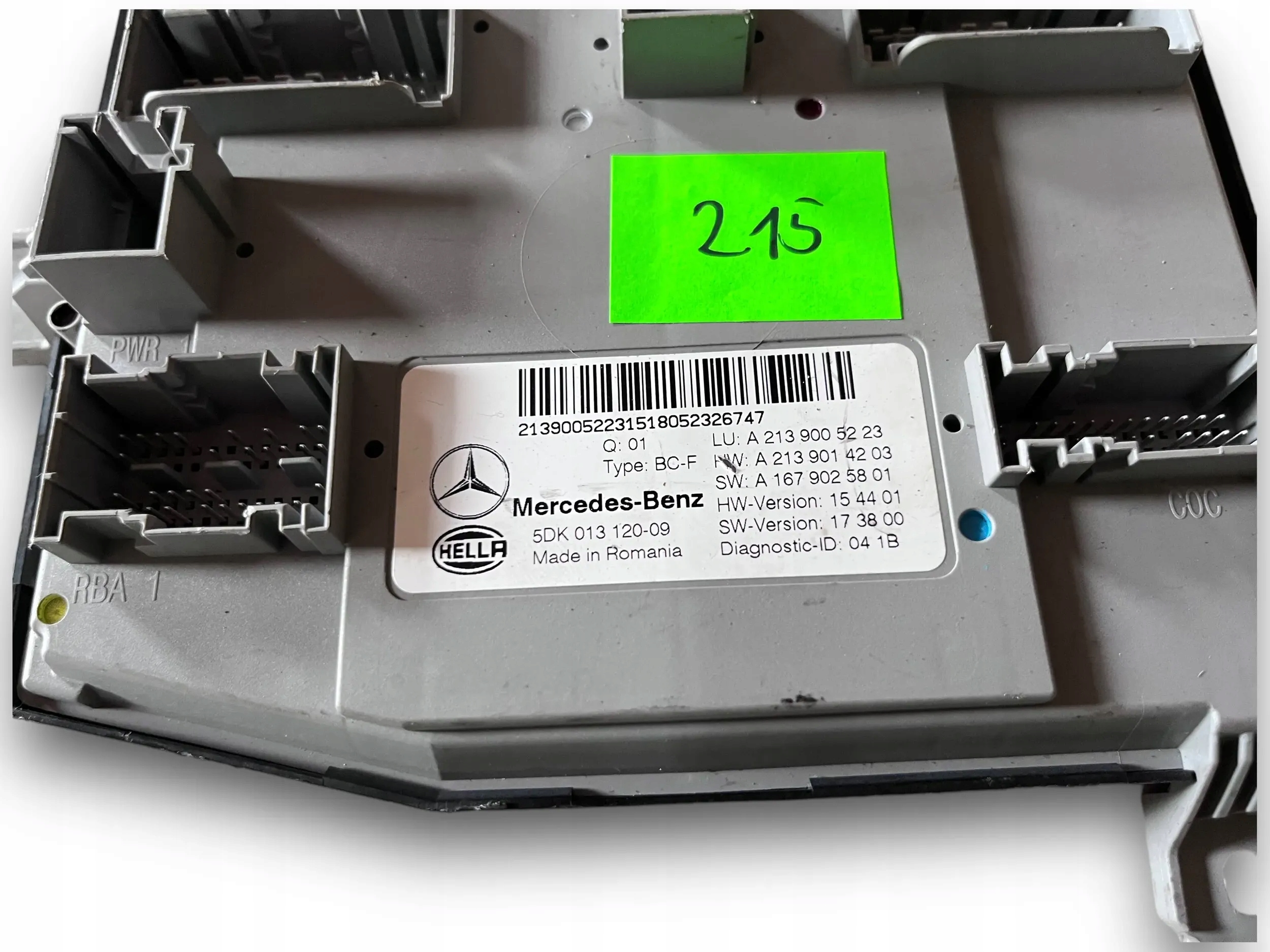 MERCEDES E KLASA W213 module SAM 2139005223 @M