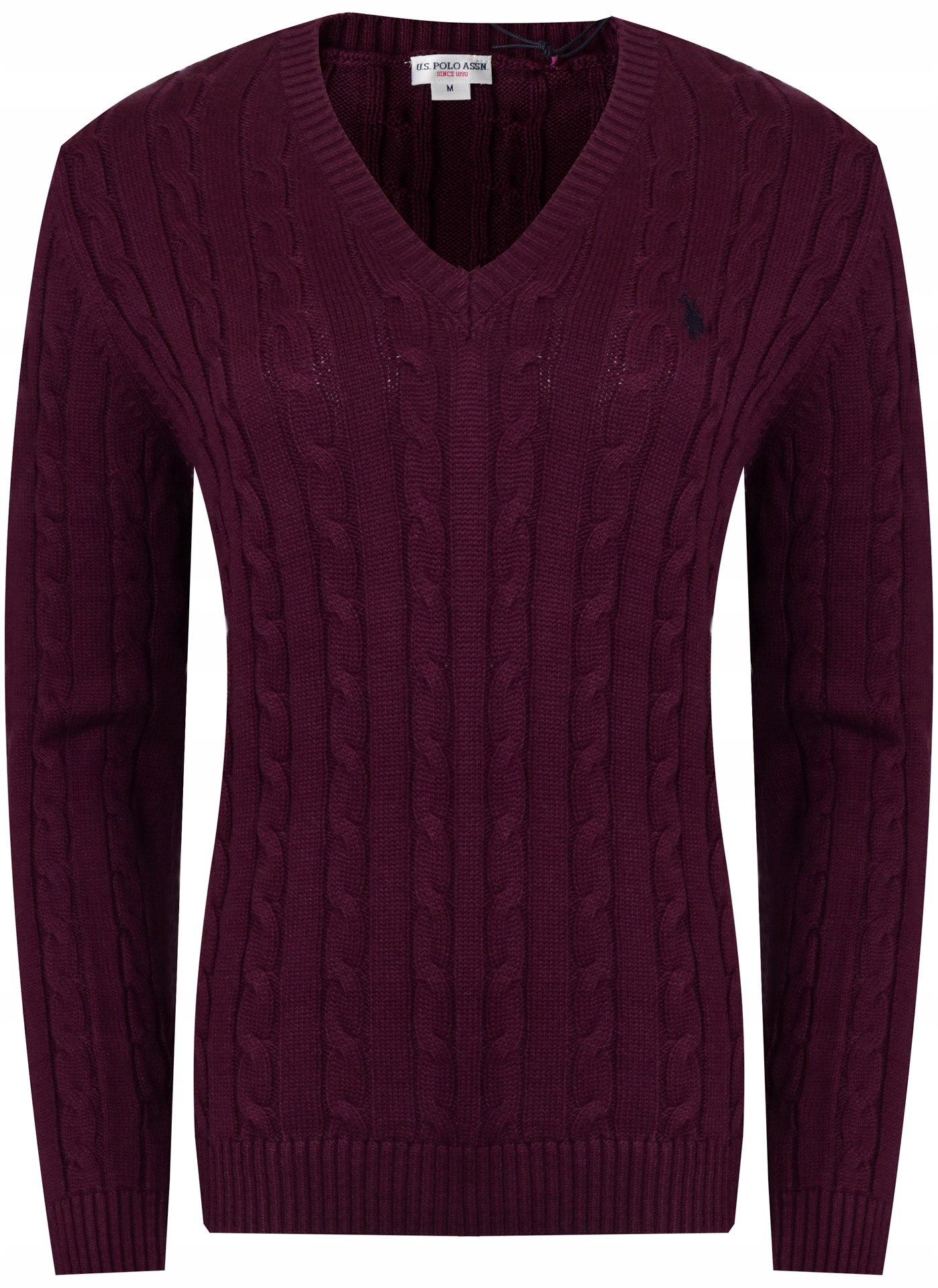 U.s. Polo Assn. Dámský Svetr Cab 373 64811 52320 359 copánkový vzor