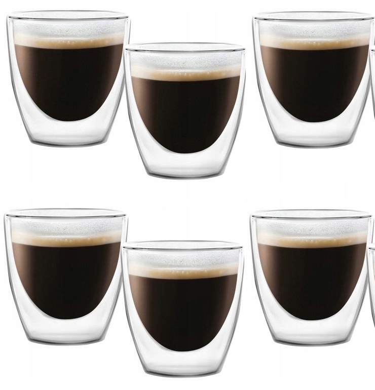

Vialli Szklanki Termiczne Amo 80 ml Espresso Kawy
