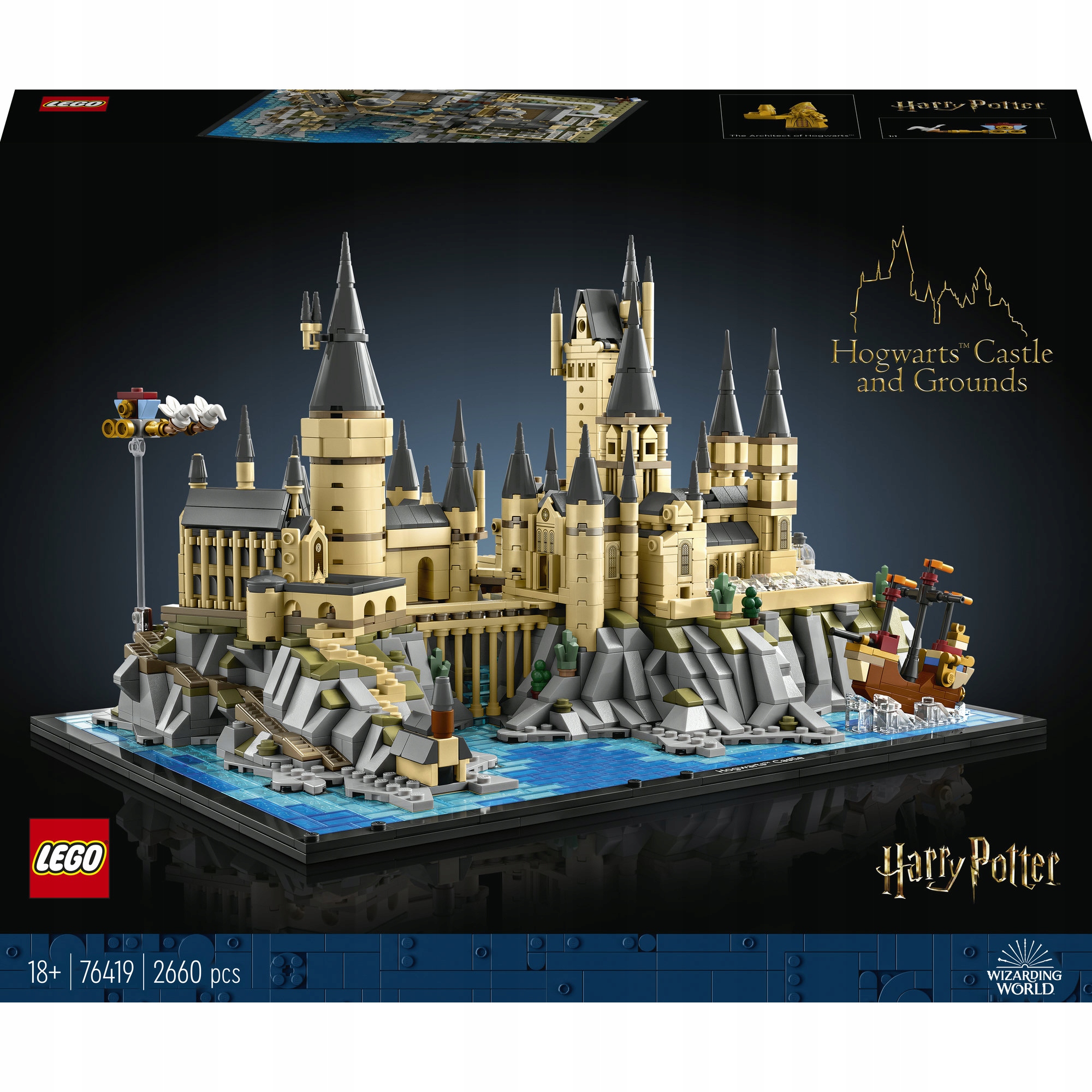 Lego Harry Potter 76419 Hrad a pozemky v Bradavicích, kostky