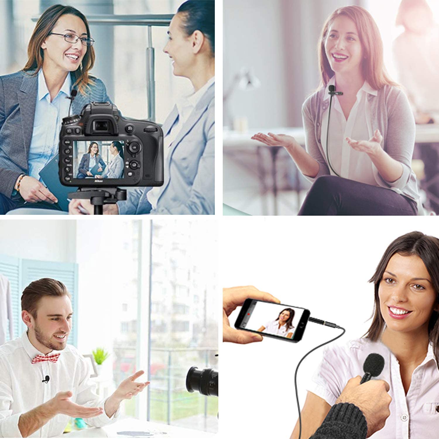 MIKROFON KRAWATOWY ZEWNĘTRZNY KLIPS JACK 3,5 mm Marka inna