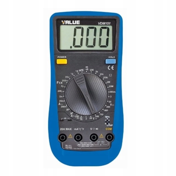 

9875901 Multimetr Cyfrowy Value VDM-151 Miernik