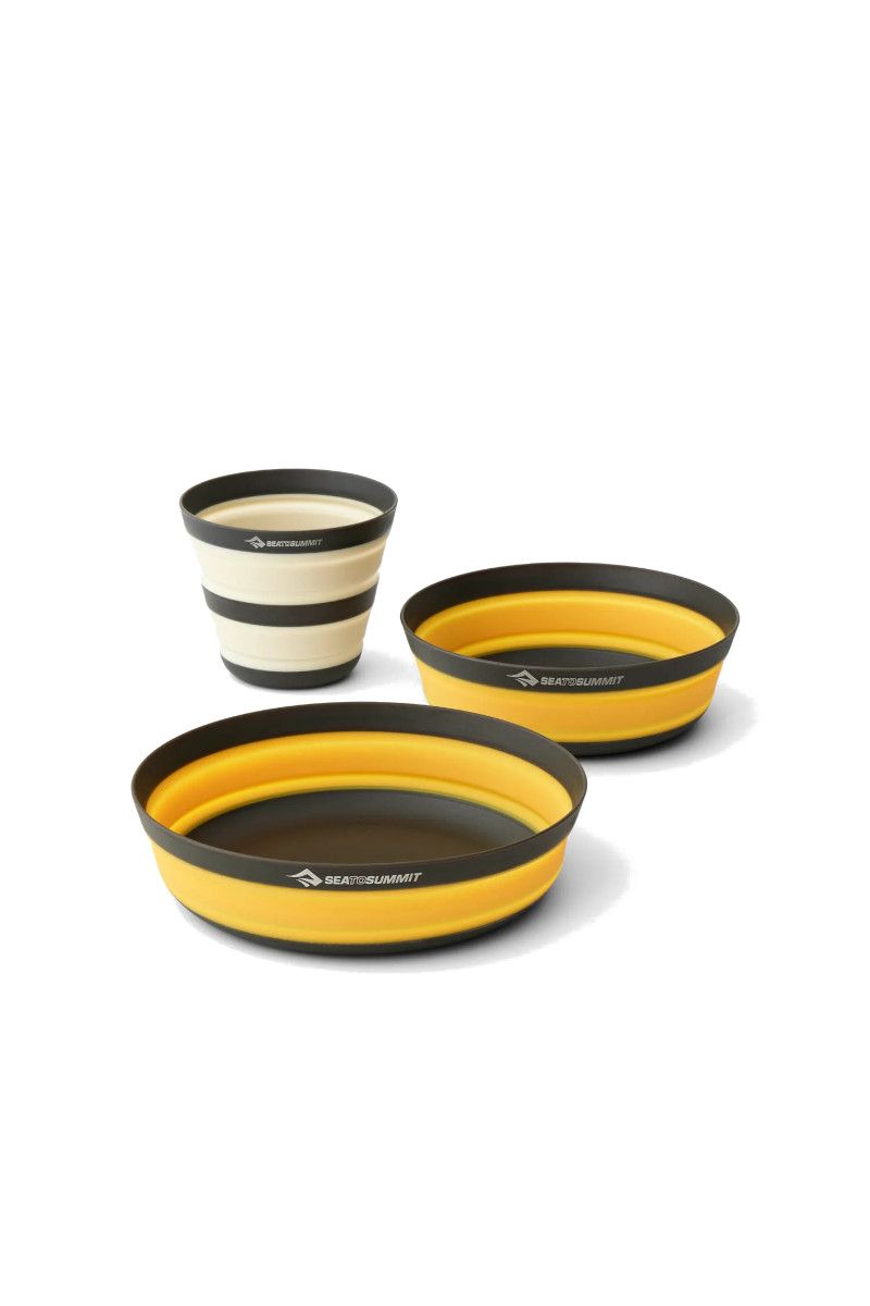 Sea To Summit Sada Nádobí Frontier Ul Collapsible Dinnerware Set 3dílná
