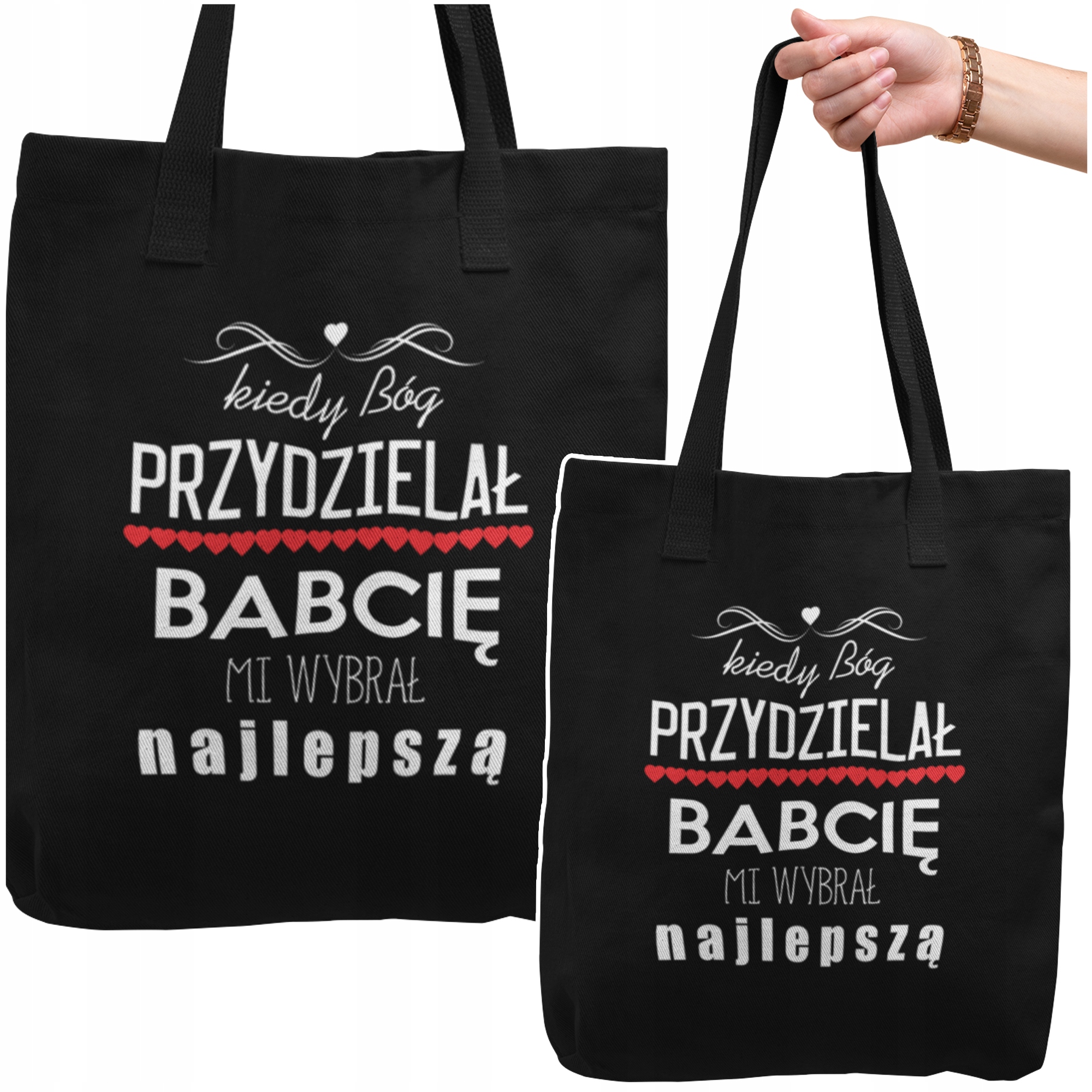 

Torba Na Ramię Bóg Wybrał MI Najlepszą Babcie