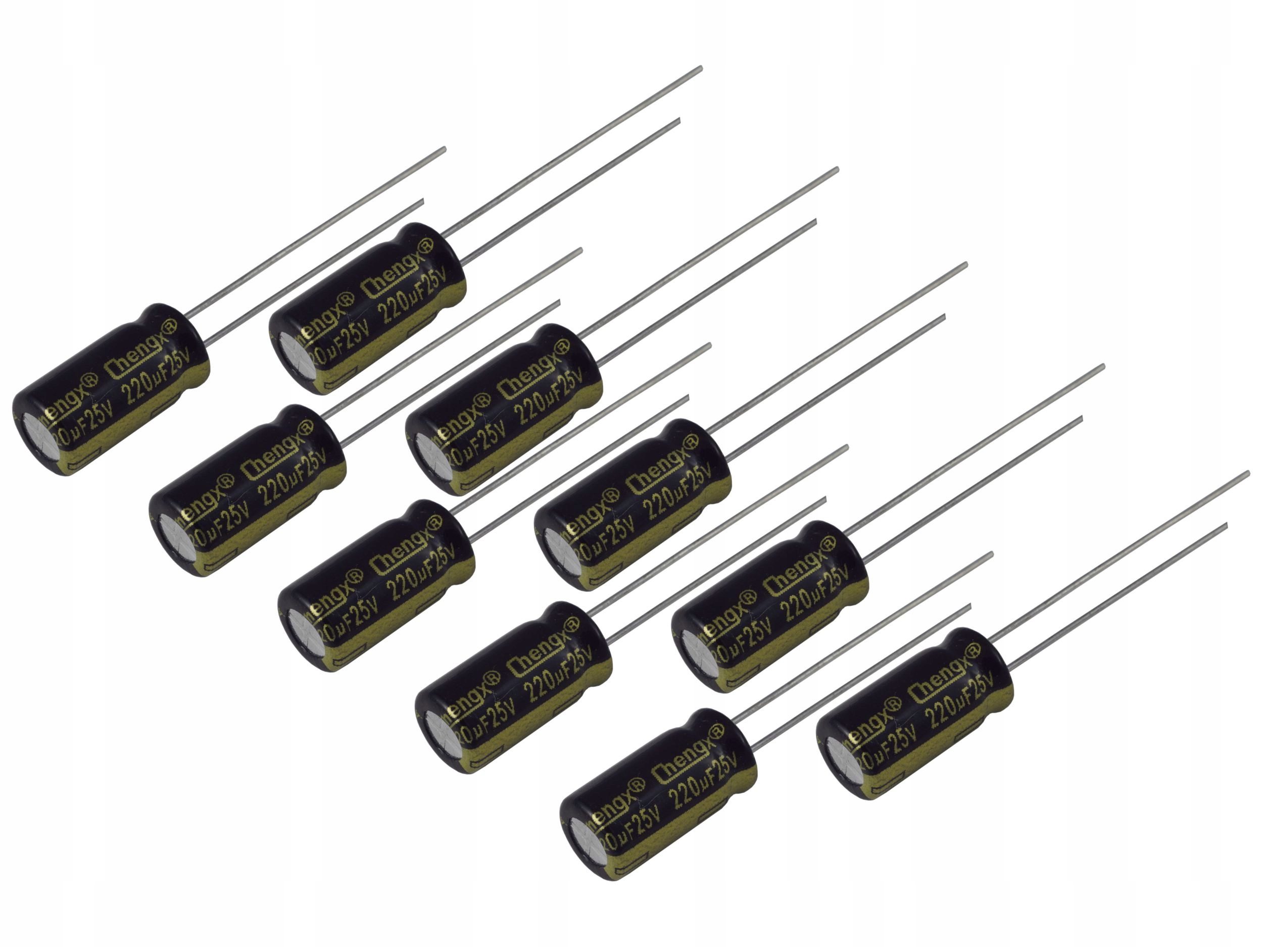 

Kondensator 220uF 25V Low Esr [10szt]