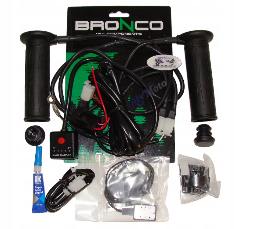 

Bronco Grzane Podgrzewane Manetki Kciuk Atv Quad