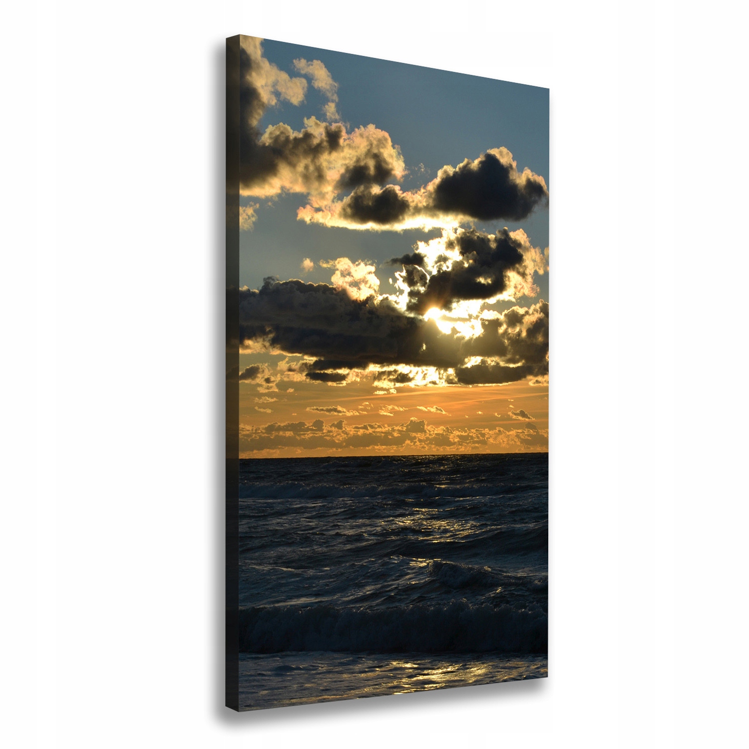 

Foto obraz na płótnie Zachód słońca morze 70x140cm
