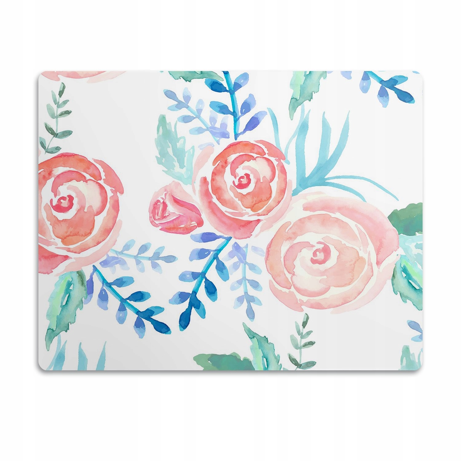 Levně Voděodolná podložka pod misku Světlé květy 60x40 cm