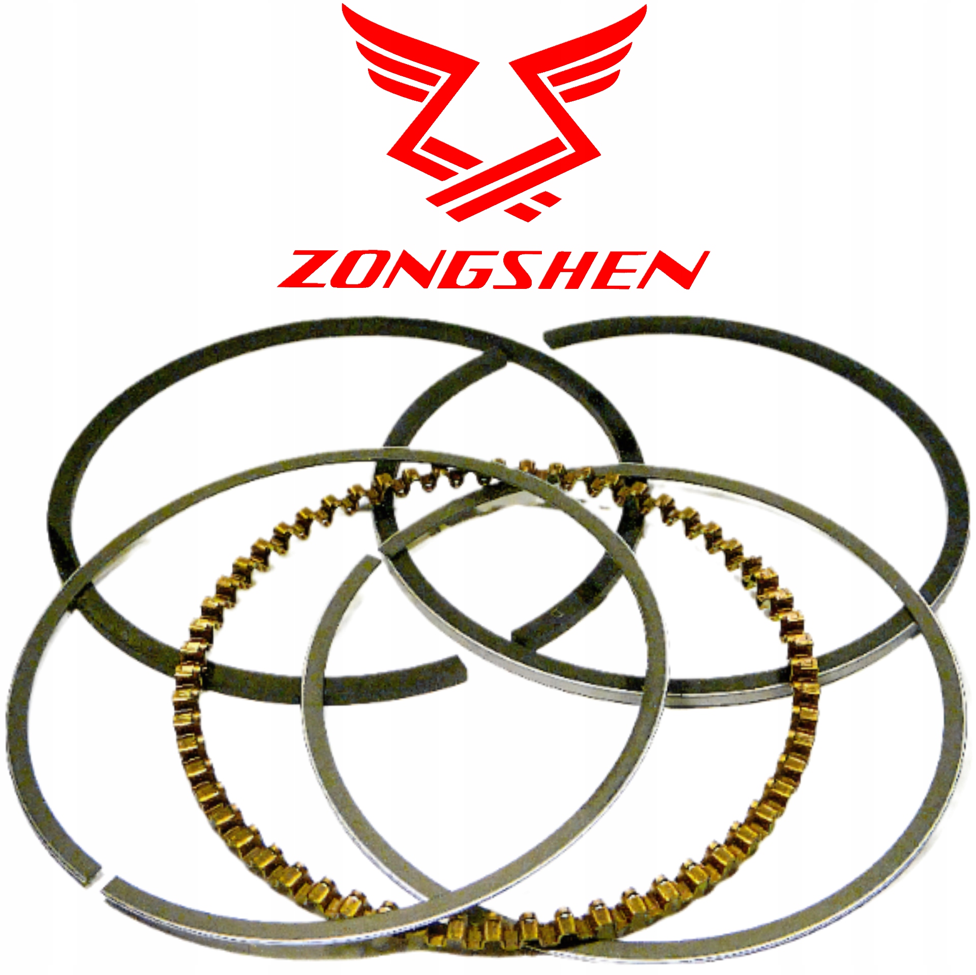 PIERŚCIENIE TŁOKOWE ZONGSHEN XP140 śr. 65 mm gr. 1,0/1,0/2,4 mm ORYGINAŁ