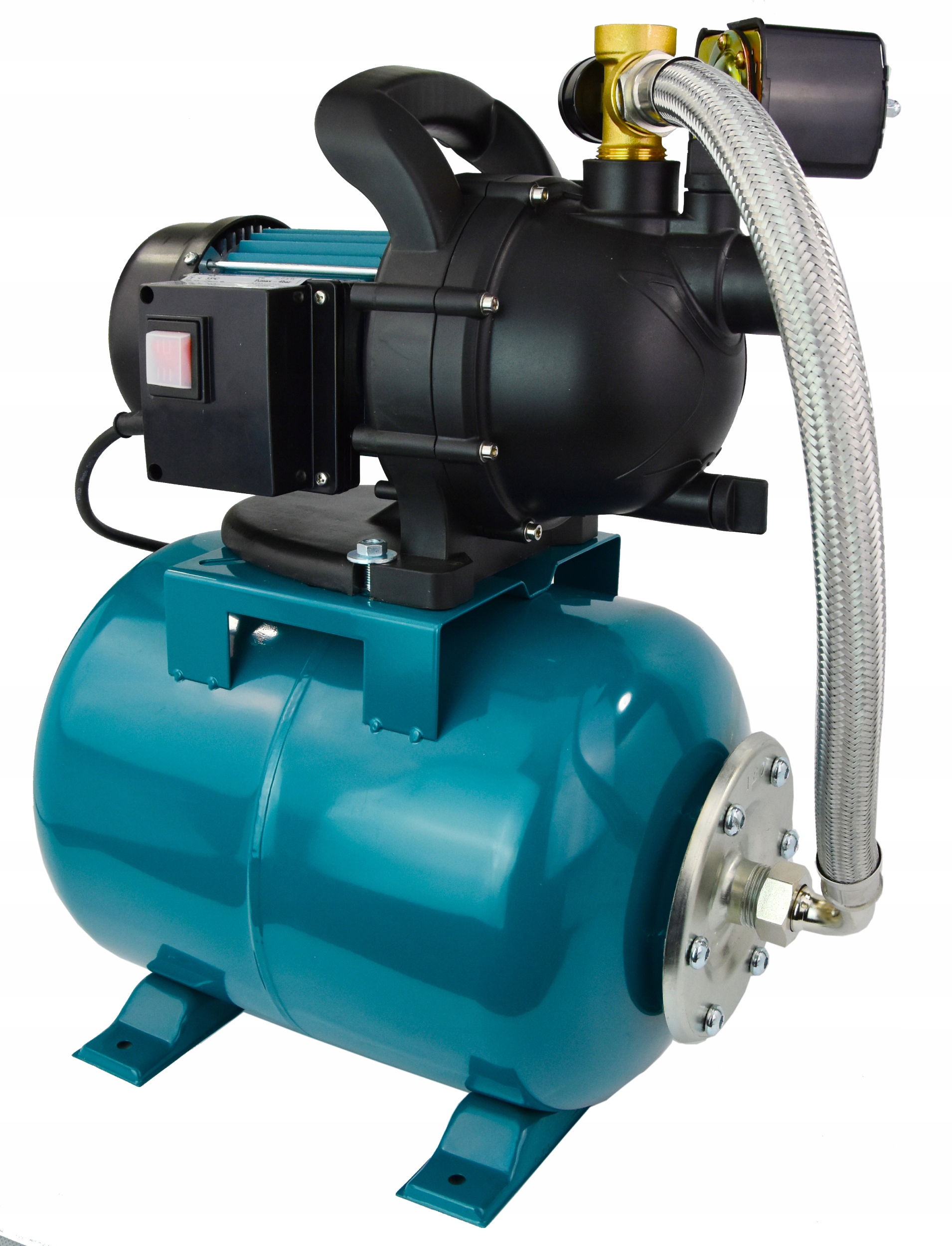 Hydrofor 24L Do Wody Pompa Hydroforowa Zbiornik Pełen Zestaw Wydajny