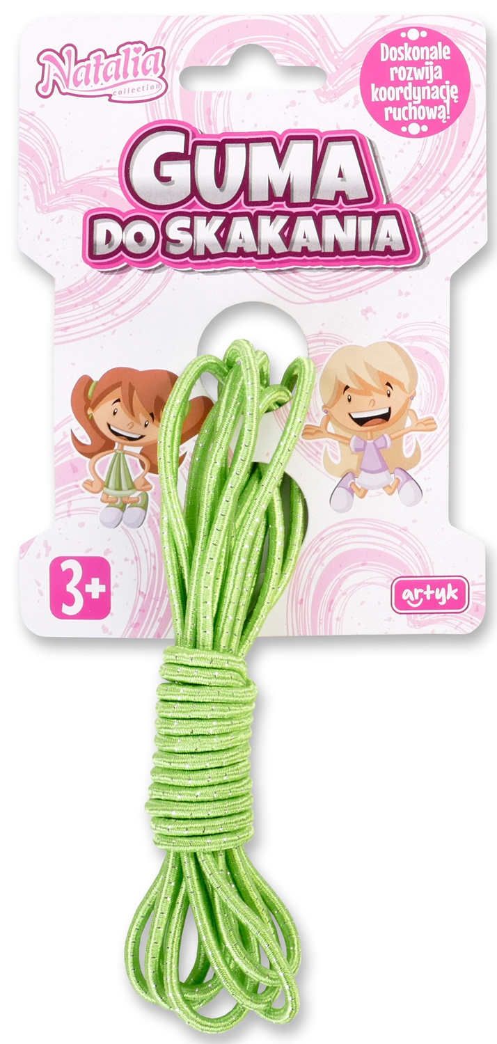 GUMA DO SKAKANIA NATALIA PASTELOWA 3m WYBÓR KOLORU Wiek dziecka 3 lata +