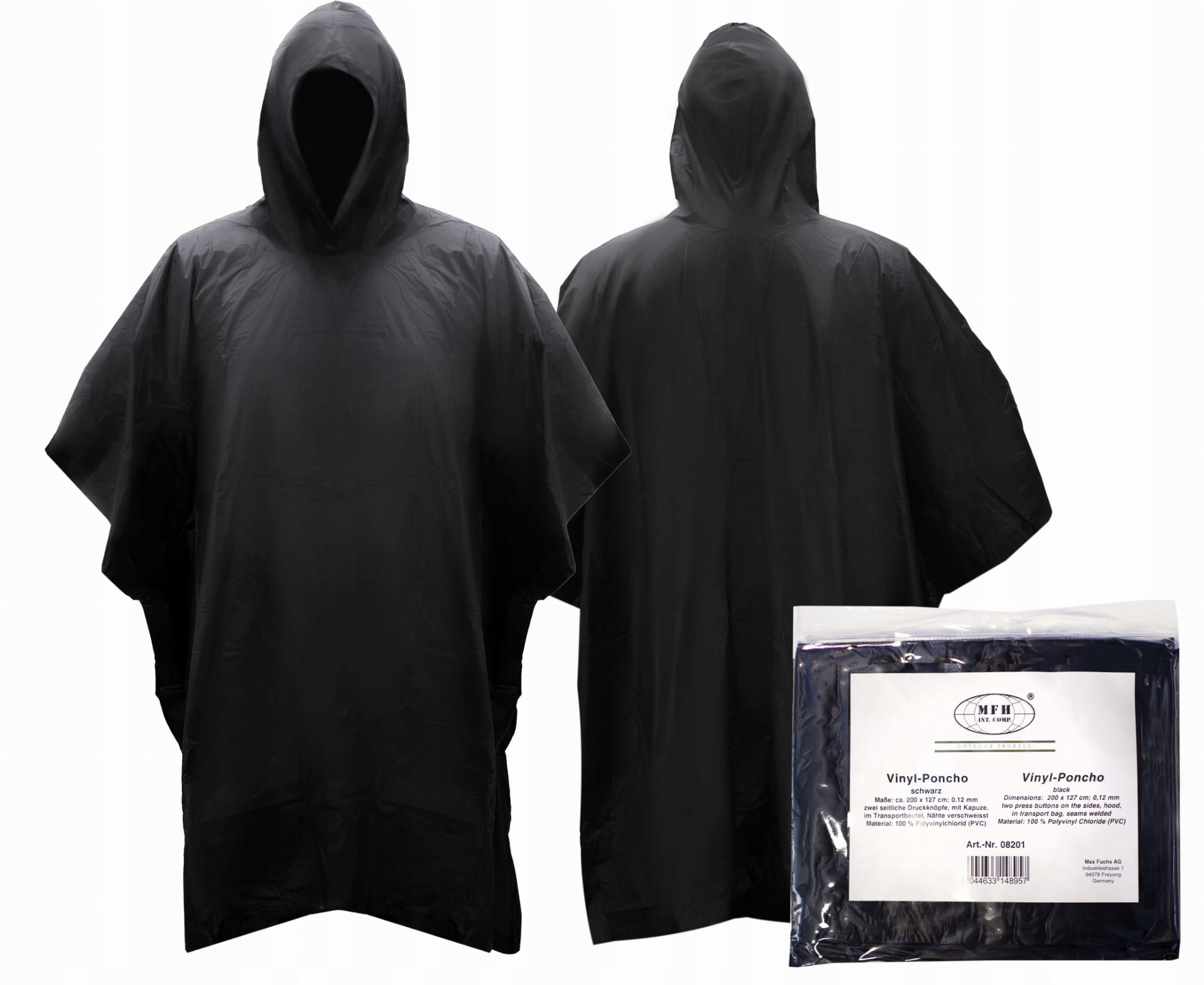 

Poncho Winylowe Przeciwdeszczowe Mfh Czarne