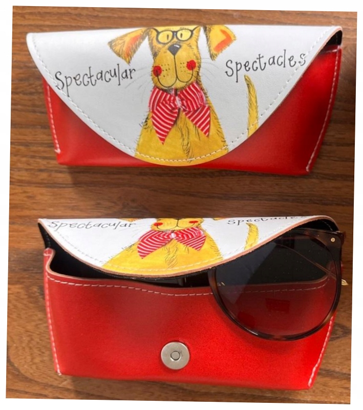 Etui na okulary GL06 Pies w okularach