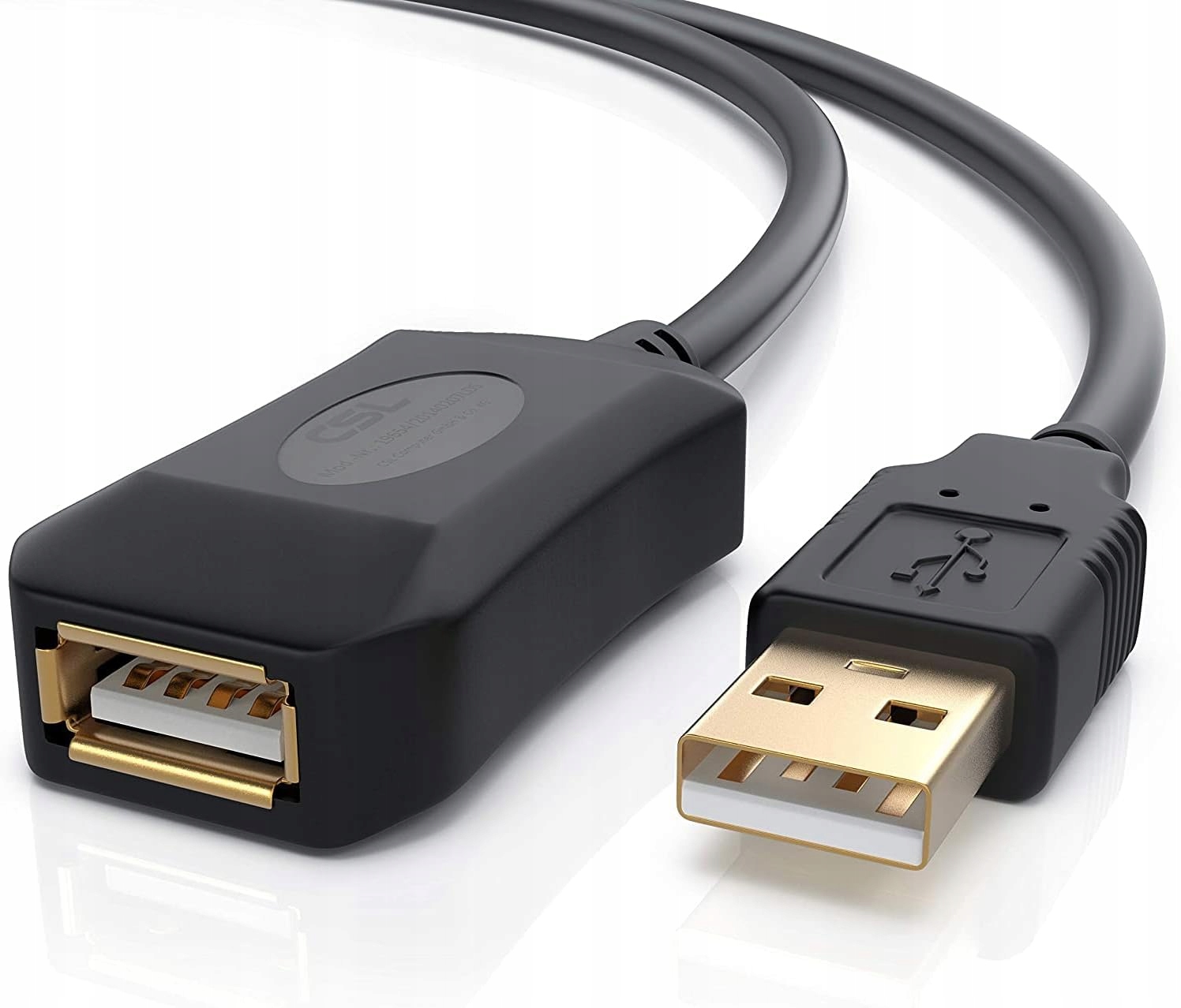 Kabel przedłużacz repeter USB 2.0 10 m CSL