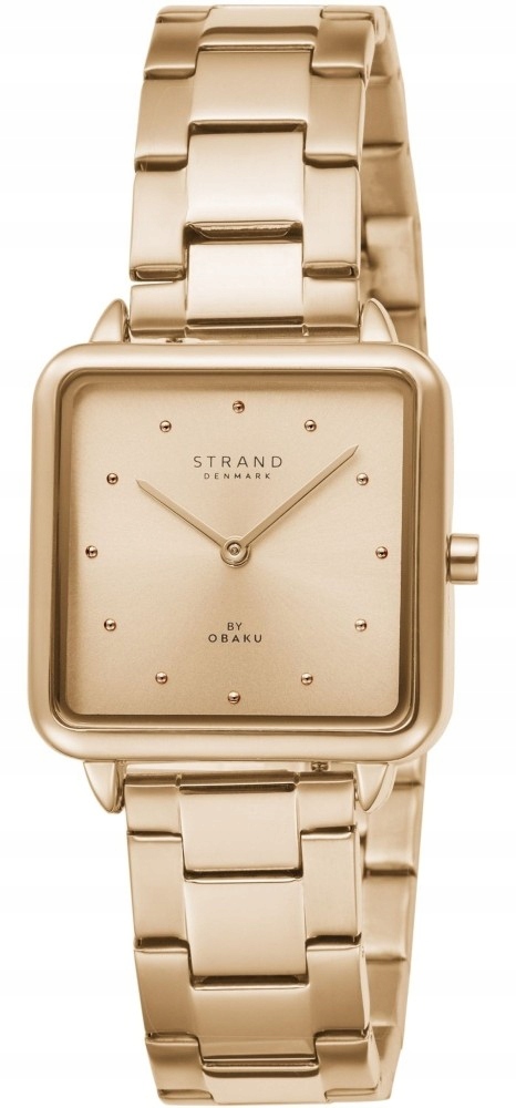 Nový originální dámský náramek Strand by Obaku S718LXVVSV růžové zlato