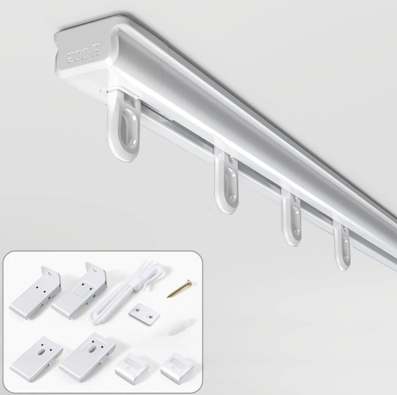 Teleskopická Hliníková Garnýž Tyč Na Záclony 115 210 CM