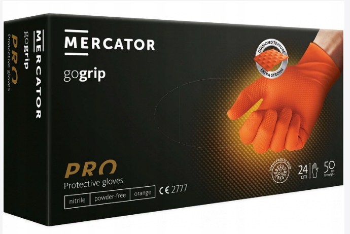 

Rękawice Mercator ochronne nitryl Gogrip 50SZT XXL