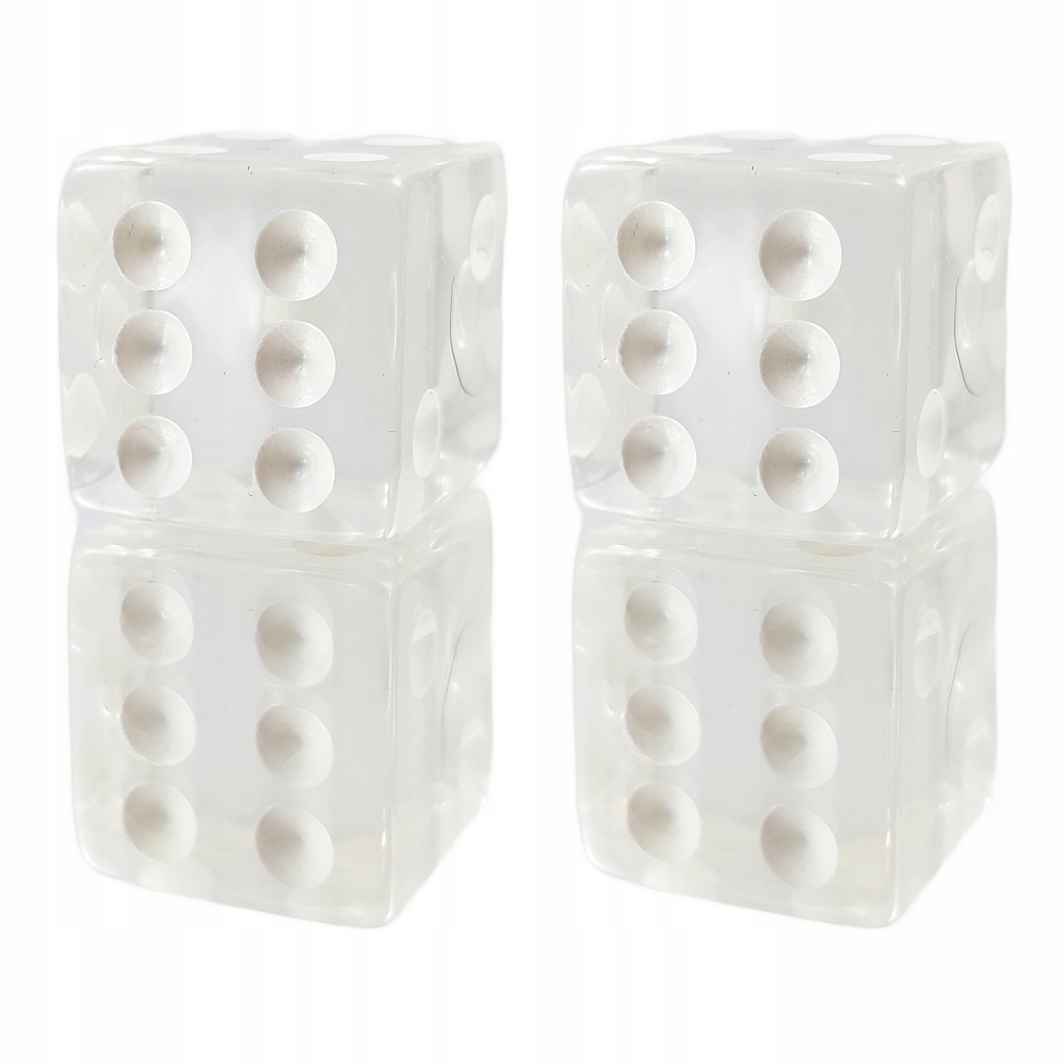 ZESTAW 2 KOSTEK K6 RPG PELERYNA NIEWIDKA KOŚĆ