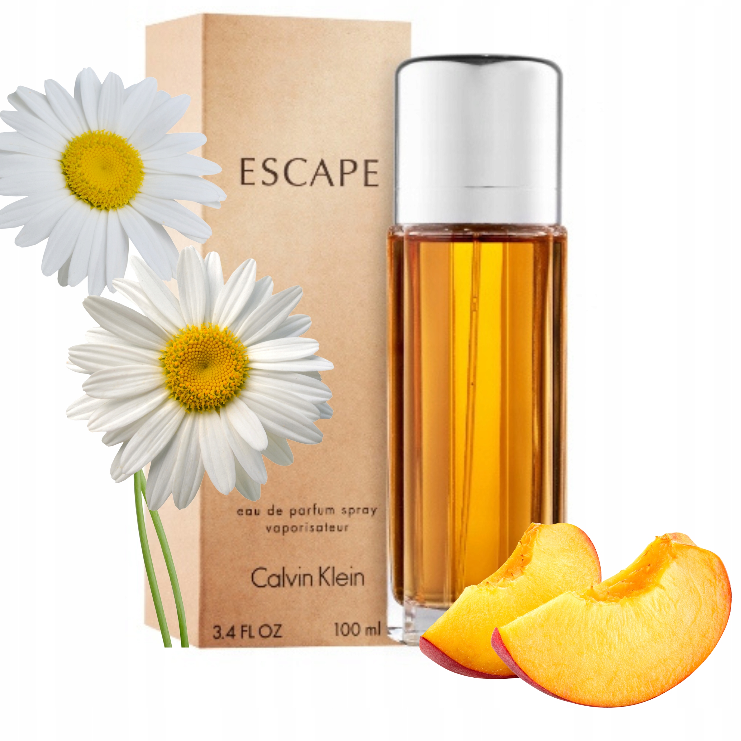 Perfumy Damskie Calvin Klein Escape 100 ml woda perfumowana Edp
