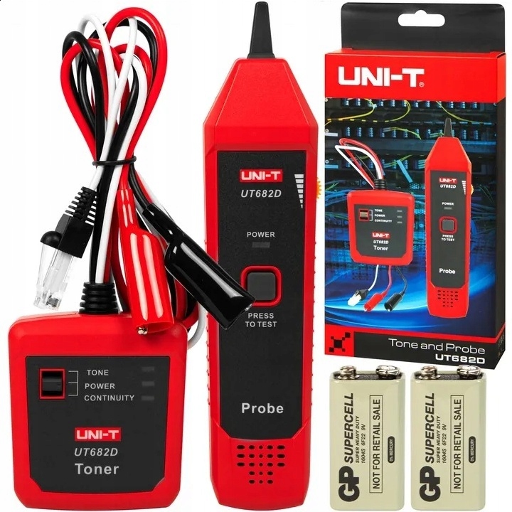 Uni-t UT682D Szukacz Par Przewodów Cable Tracker Wykrywacz Uszkodzonych
