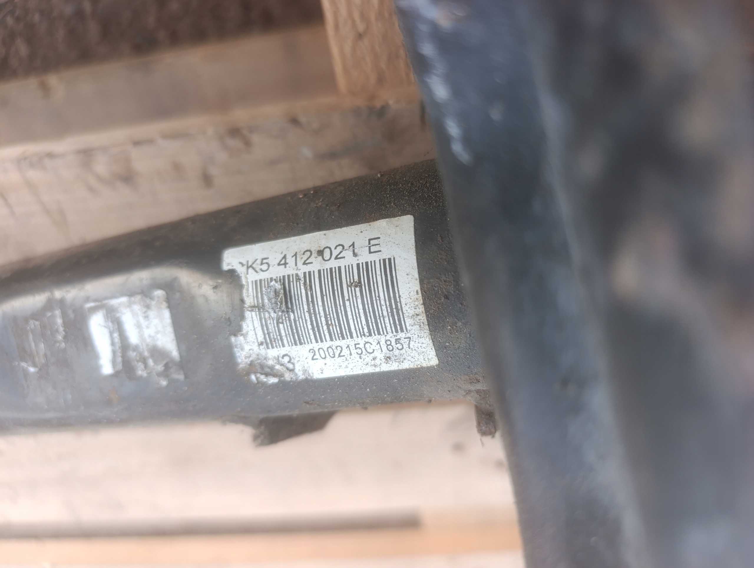 MACPHERSON shock absorber right front front VOLKSWAGEN CADDY 2K5412021E