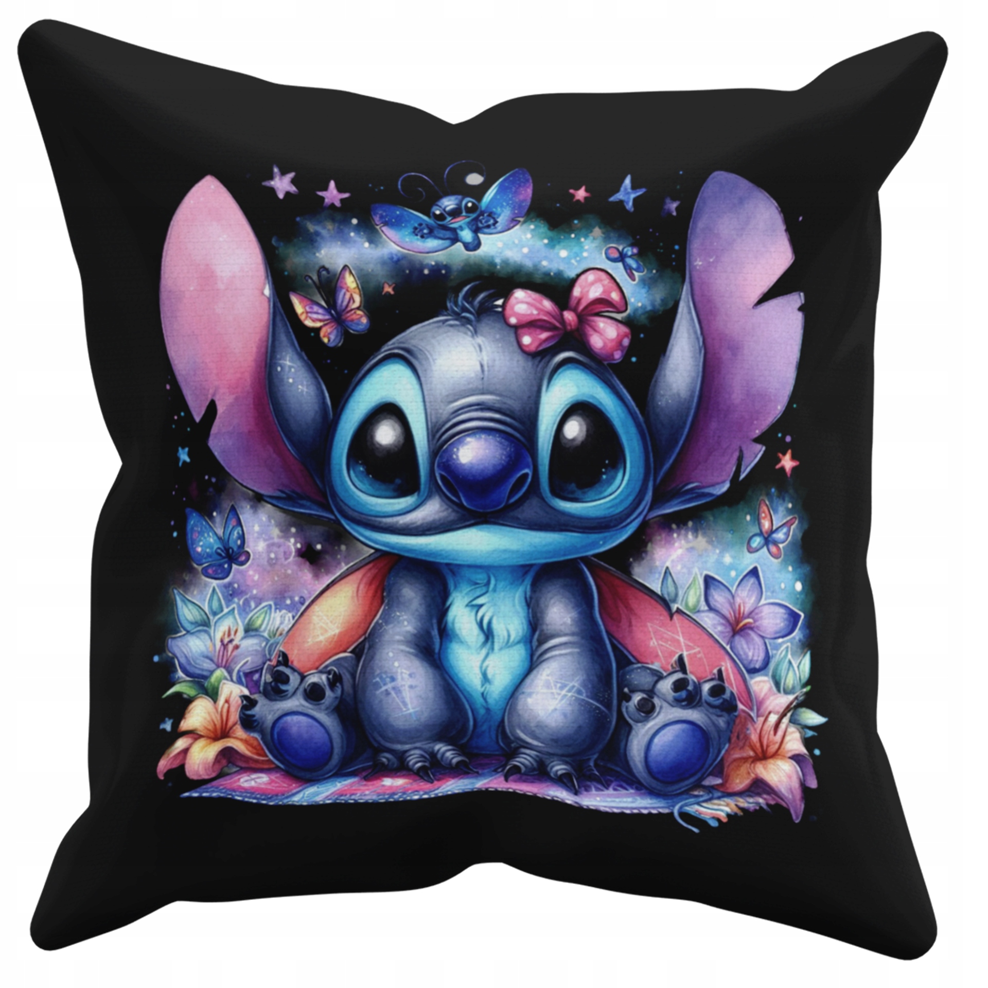 POSZEWKA NA PODUSZKĘ JAŚKA DO PRZEDSZKOLA STICZ SŁODZIAK + IMIĘ GRATIS Kolor dominujący czerń