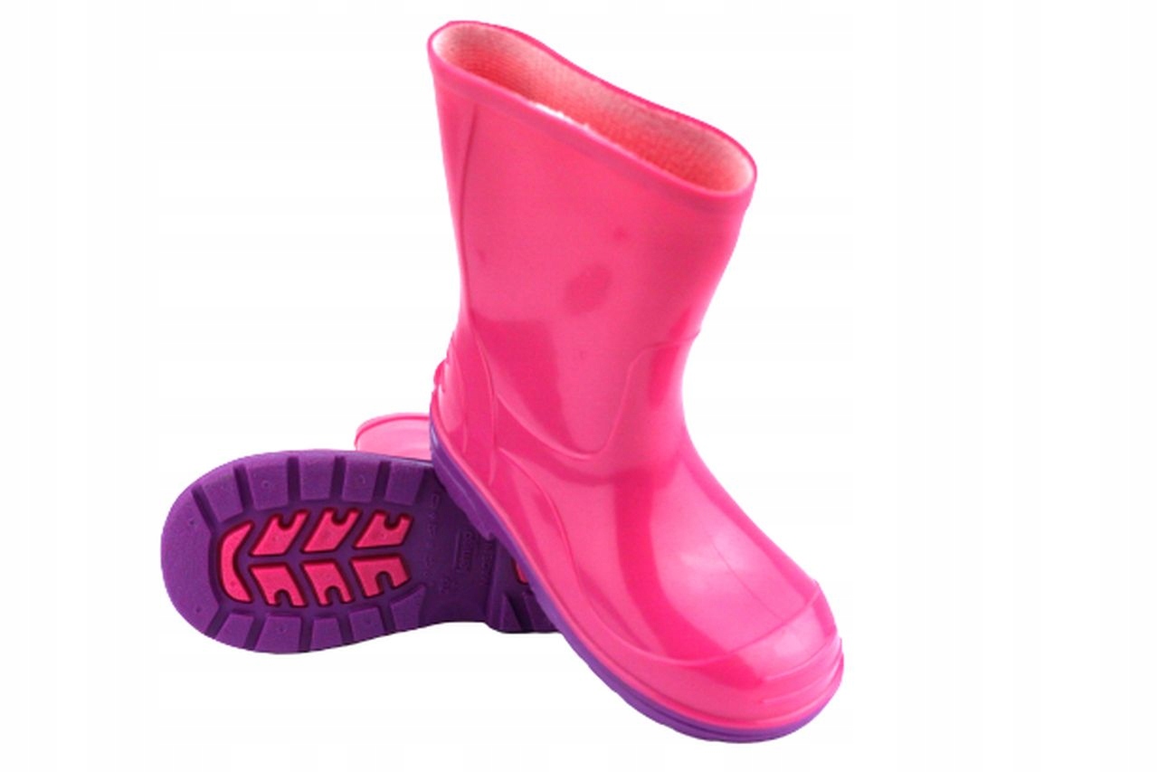 

Lemigo 939 Wsuwane Różowe Kalosze R.28