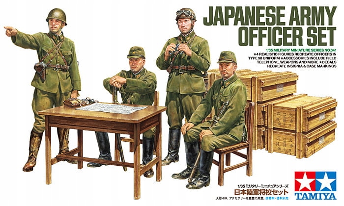 Sada důstojníků japonské armády 1:35 Tamiya 35341