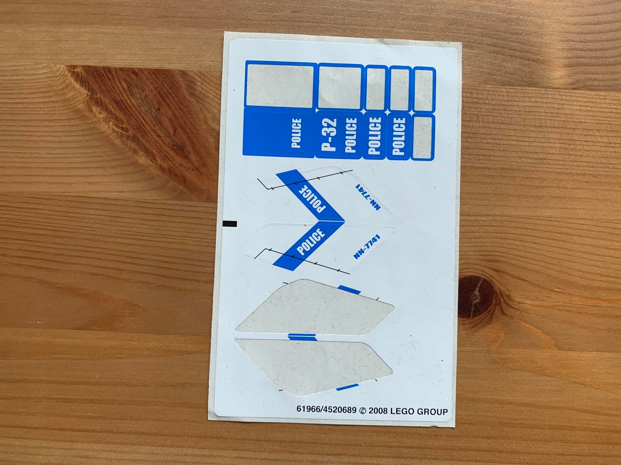 LEGO naklejki do 7741