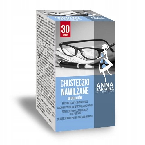 

Anna Zaradna Chusteczki Nawilżane Do Okularów X 30