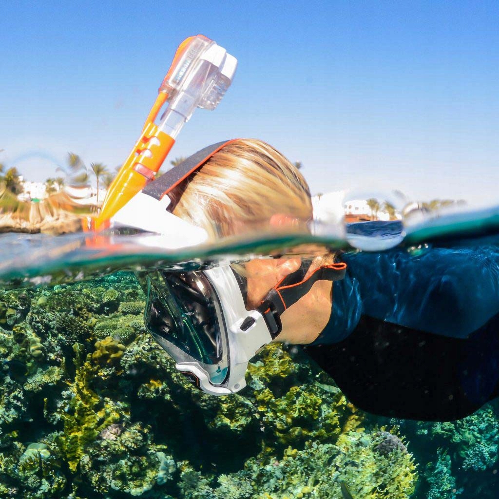 Maska pełnotwarzowa do snorkelingu Ocean Reef ARIA QR+ L/XL Model ARIA QR