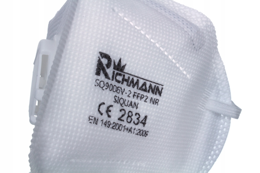 MASKA FFP2 Z ZAWORKIEM OCHRONNA FILTR MASECZKA Rodzaj przeciwpyłowa