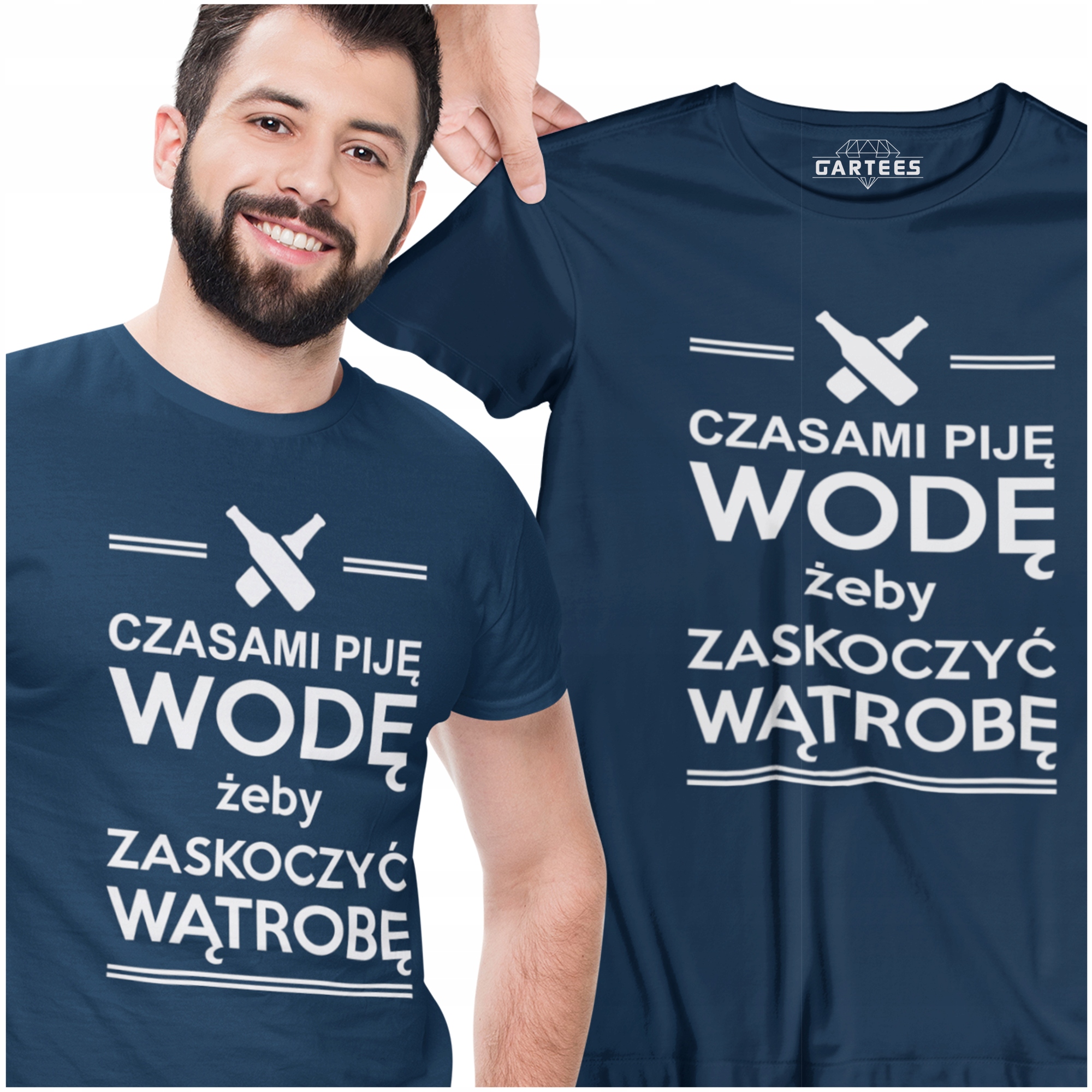 

T-shirt Dla Chłopaka Piję Wodę Zaskoczyć Wątrobę