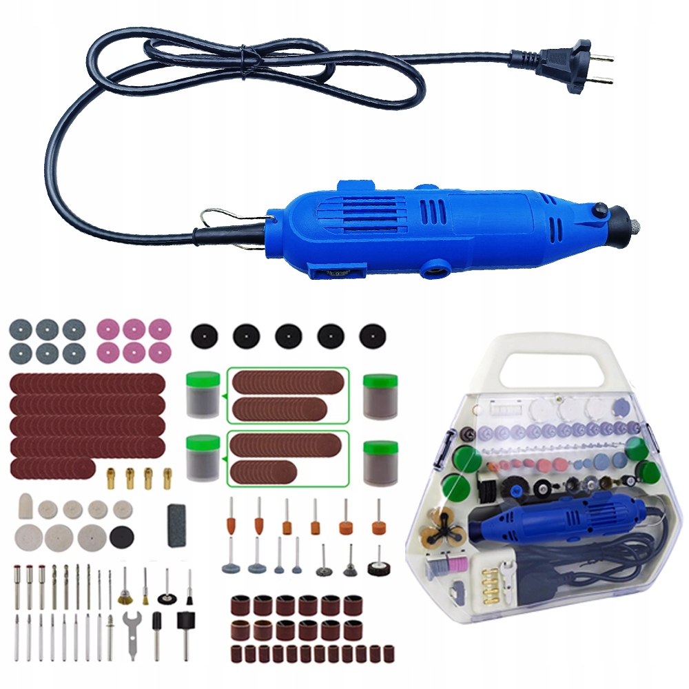 252ks Multifunkční nástroj 240V Rotační nástroj pro mlýnek Dremel