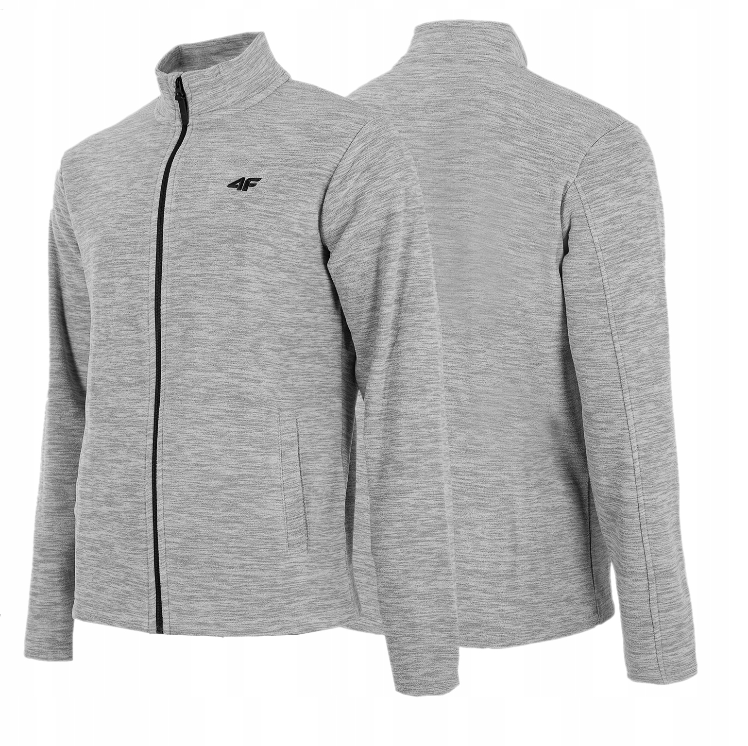

4F Polar Męski Bluza Bez Kaptura PLM350 Szary XL