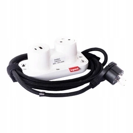 Základňa 1x2P+Z/USB Incara:electron Biela 654902