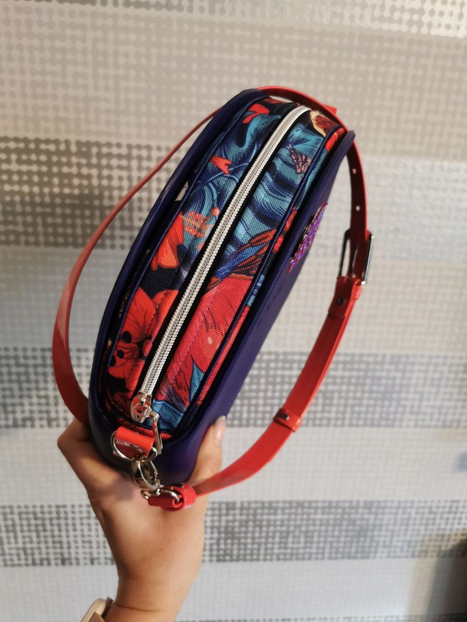 Pasek regulowany + zaczepy koral lakier do obag moonlight bagobag Model moonlight moon pocket glam