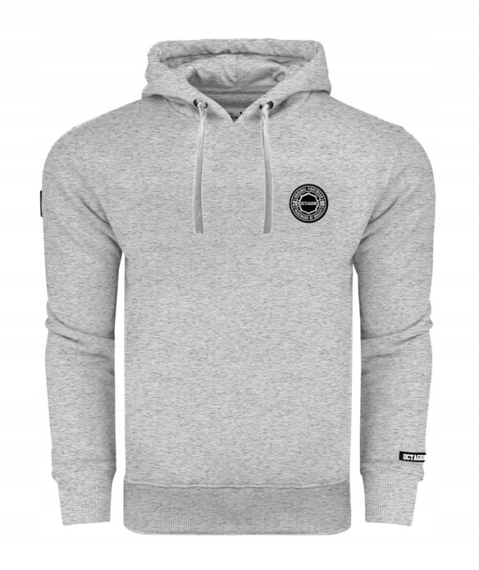 Bluza Octagon Crest szary z kapturem M