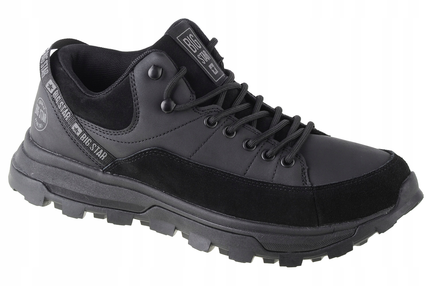 Big Star Trekingové Boty [42] Pánské trekové boty černé