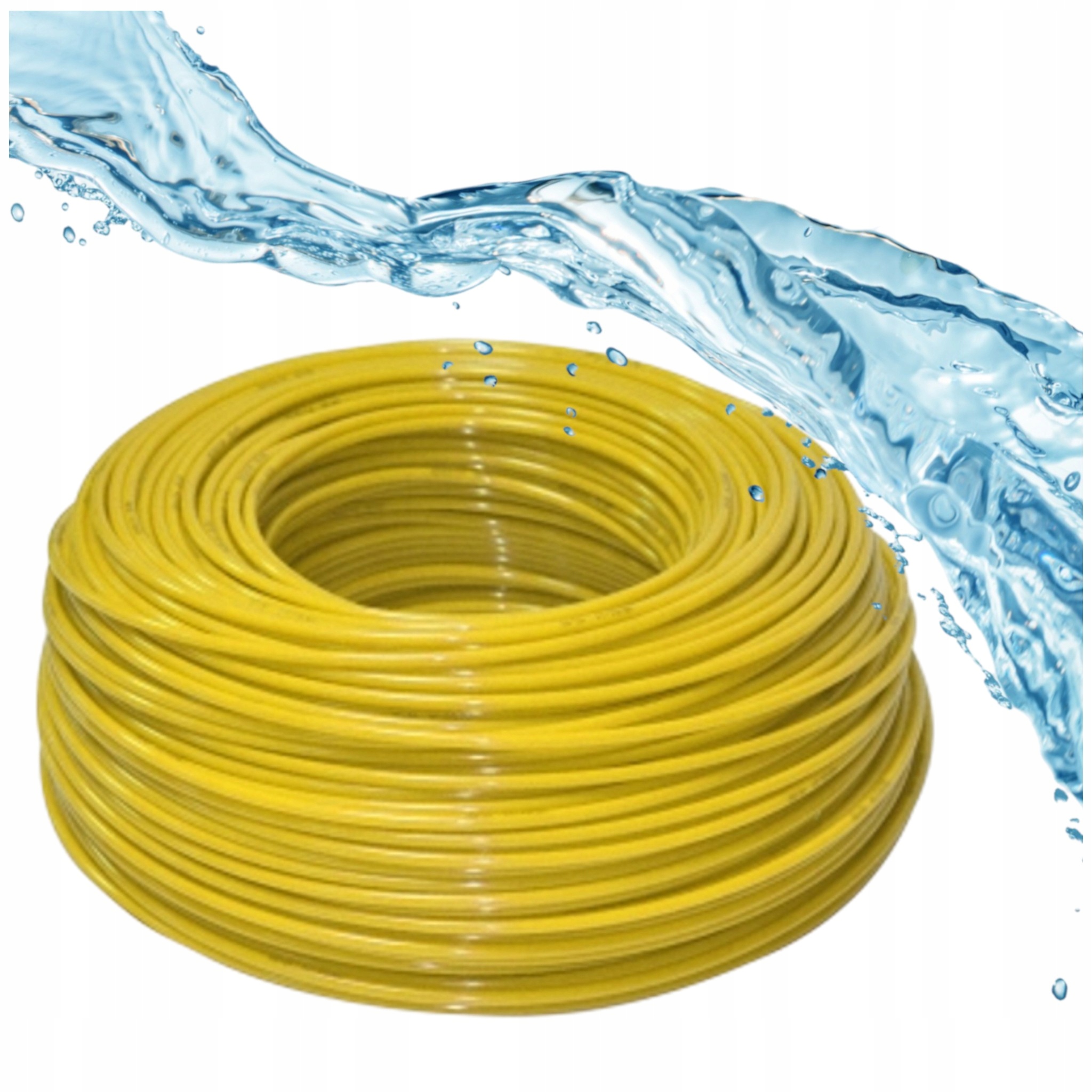 WĄŻ WĘŻYK 1/4" OSMOZA DO FILTRA WODY RO LODÓWKI ŻÓŁTY Trwały Odporny