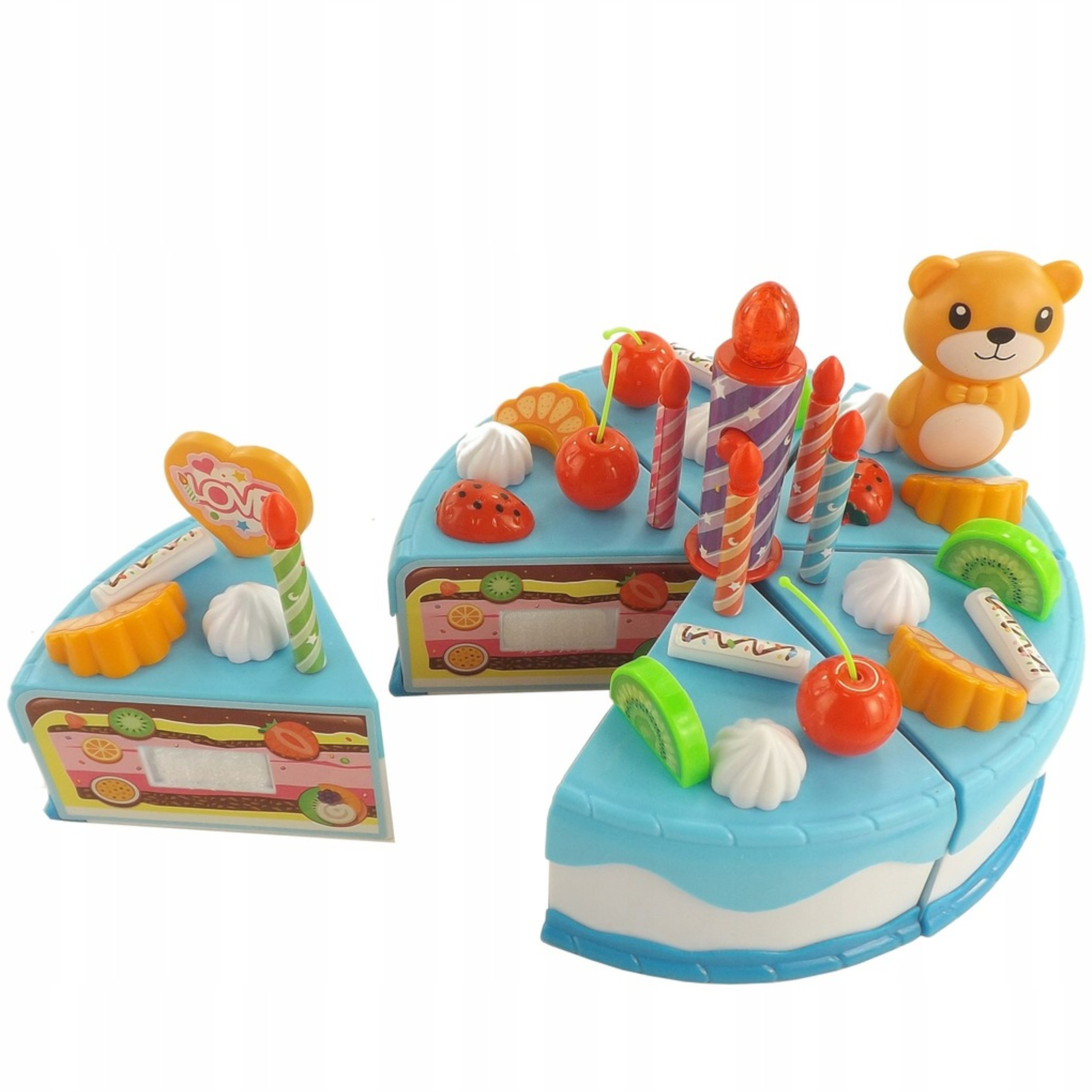 Tort urodzinowy do krojenia na rzepy 80 elementów WD-I58N Kod producenta WD-I58N