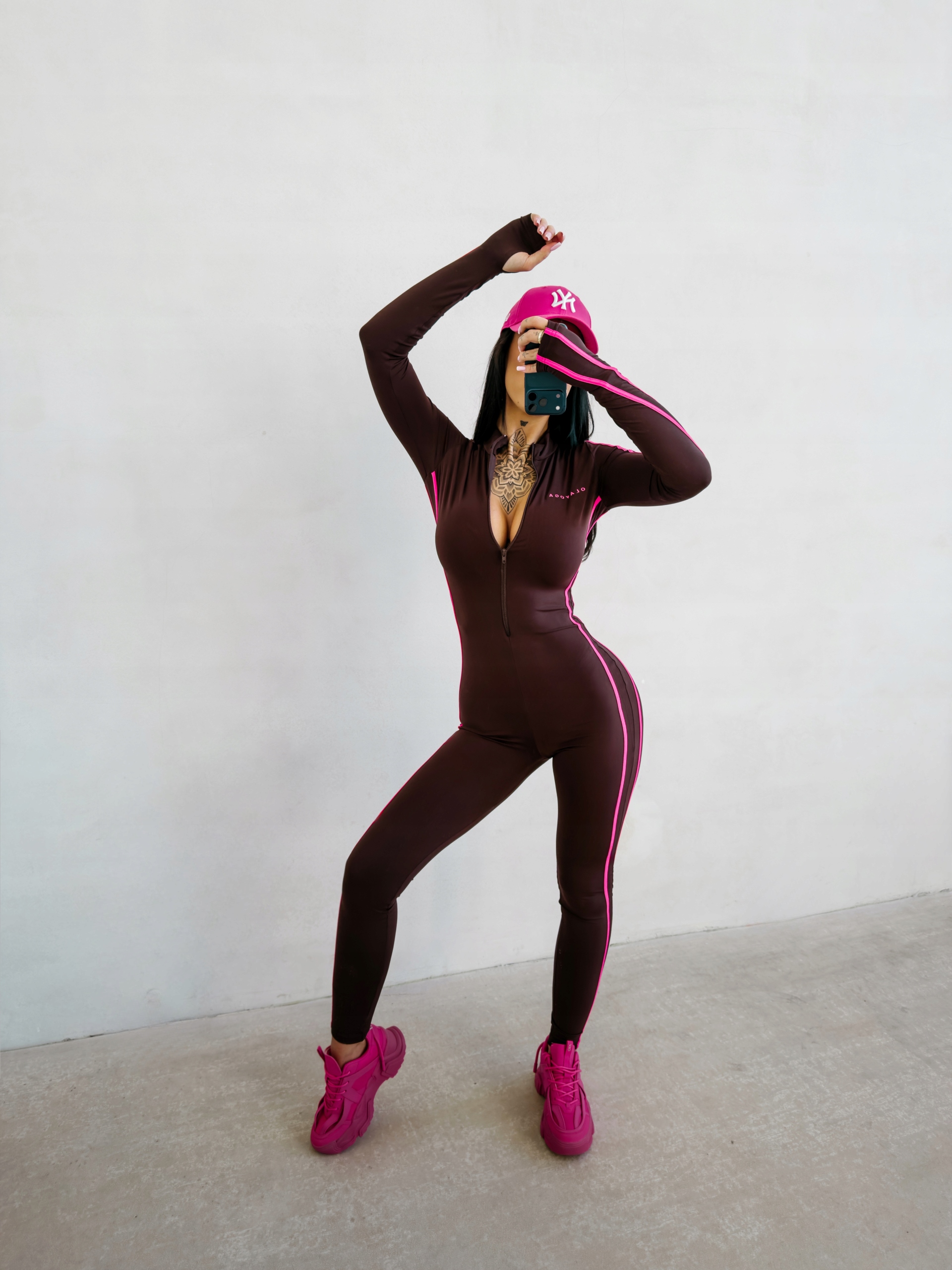 Dámská Kombinéza Natia Olavoga Čokoládová