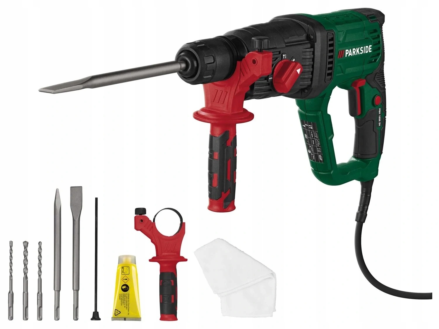 Parkside Vrtací kladivo Pbh 1050 D4, 1050 W, 3 J, Sds Plus