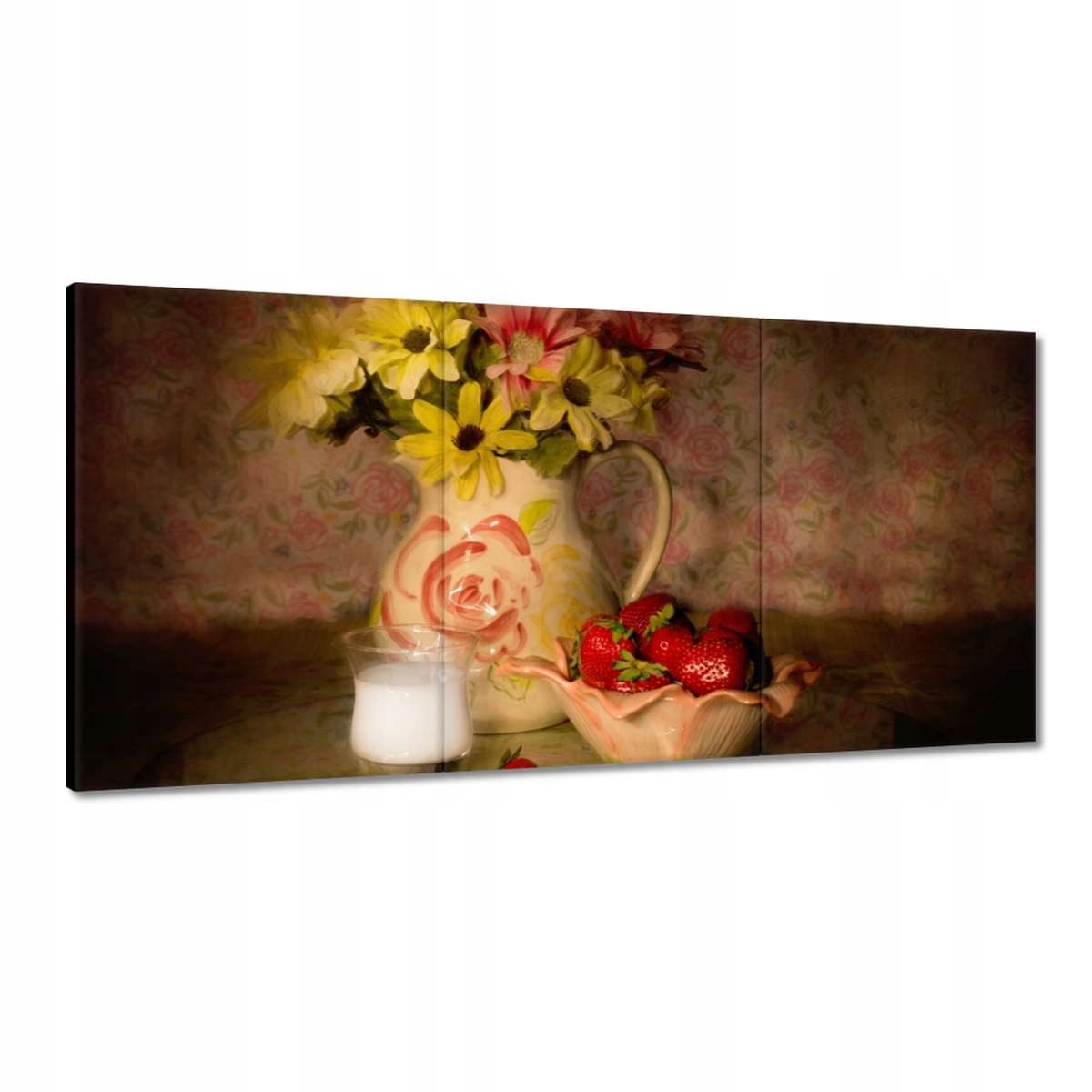 Obrazy 180x90 Jahodová kompozícia